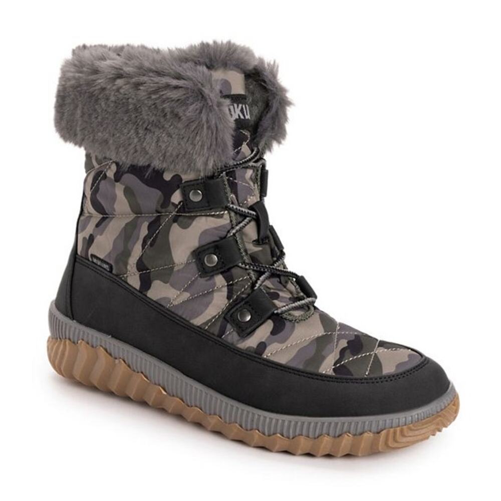 NEW! Size 9.5 MUK LUKS  Winnie Waverly Women's Winter Boots Camo